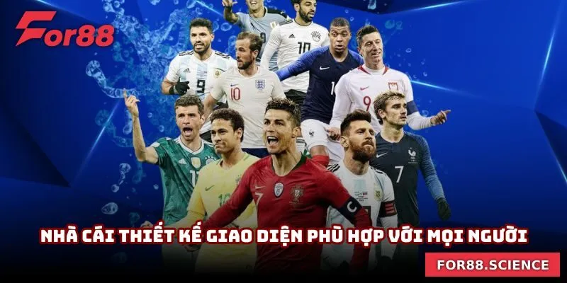Nhà cái thiết kế giao diện phù hợp với mọi người